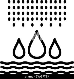 Icona per Waters, rilascia Illustrazione Vettoriale