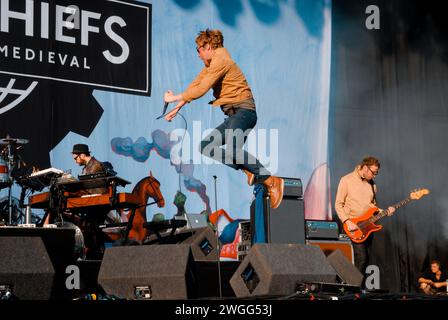 Ricky Wilson - Kaiser Chiefs, V2011, Hylands Park, Chelmsford, Essex, Regno Unito - 20 agosto 2011 Foto Stock