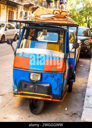 APE car - Palermo, Sicilia, Italia Foto Stock