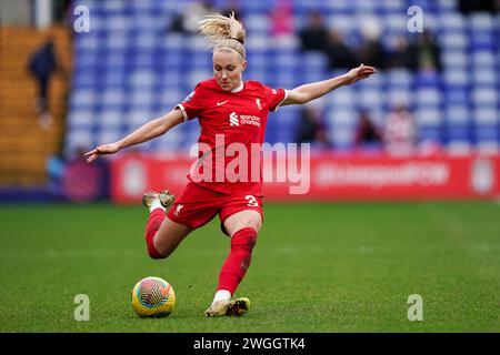 Liverpool FC vs Tottenham Hotspur Barclays Women's Super League PRENTON PARK TRANMERE INGHILTERRA 4 febbraio 2023 Emma Koivisto del Liverpool durante la partita di Super League femminile Barclays tra Liverpool FC e Spurs FC al Prenton Park Tranmere il 4 FEBBRAIO 2023 a Birkenhead, Inghilterra. (Foto Alan Edwards per F2images).solo per uso editoriale. Foto Stock