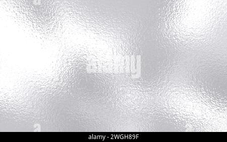 Sfondo astratto bianco. Effetto argento. Testo onde grigio chiaro. Motivo platino grigio. Sfondo moderno. Stampa superficiale delicata sfumata Illustrazione Vettoriale