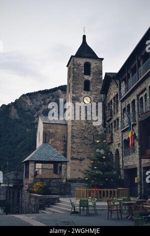 Comune di Ordino in Andorra, il 18 novembre 2021 Foto Stock