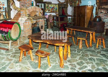 Ethno Village Complex 'Timchevski' - Kumanovo, Repubblica di Macedonia del Nord Foto Stock
