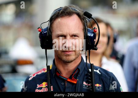 Foto del file datata 27-11-2016 del Red Bull Team Principle Christian Horner durante il Gran Premio di Abu Dhabi al circuito Yas Marina di Abu Dhabi. Foto Stock