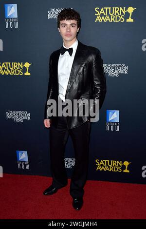 Zackary Arthur bei der Verleihung der 51. Saturn Awards 2024 presso Los Angeles Marriott Burbank Airport Hotel. Burbank, 04.02.2024 *** Zackary Arthur alla presentazione dei Saturn Awards 51 2024 al Los Angeles Marriott Burbank Airport Hotel Burbank, 04 02 2024 foto:xD.xStarbuckx/xFuturexImagex saturn 4284 Foto Stock