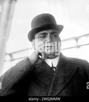 Enrico Caruso. Portrai del tenore operistico italiano, Enrico Caruso (1873-1921) c. 1911 Foto Stock