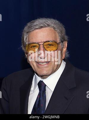 Tony Bennett. Ritratto del cantante americano Anthony Dominick Benedetto (1926-2023) Foto Stock