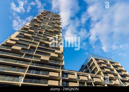 Vienna: Torre Marina nel 2002. Leopoldstadt, Vienna, Austria Foto Stock