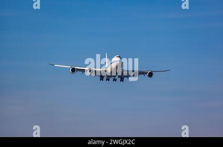 Eine Boeing 747-89L von Air China bringt eine chinesische Regierungsdelegation nach Zürich. Registrazione B-2480. (Zürich, Schweiz, 14.01.2024) Foto Stock