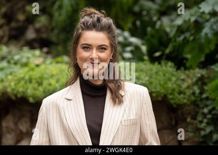 Napoli, Italia. 4 febbraio 2024. Sofia Panizzi parteciperà al photocall per il film "finale l'Alba" nel giardino dell'Hotel de Russie, Roma, Italia, il 5 febbraio 2024. (Foto di Domenico Cippitelli/NurPhoto) credito: NurPhoto SRL/Alamy Live News Foto Stock