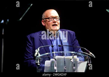 Presentatore del Manchester Culture Awards 2023, Darren Henley, amministratore delegato del CBE Arts Council England Foto Stock