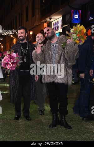 Sanremo, Italia. 5 febbraio 2024. Sanremo, 74° Festival della canzone Italiana - Green Carpet - nella foto: Negramaro credito: Agenzia fotografica indipendente/Alamy Live News Foto Stock