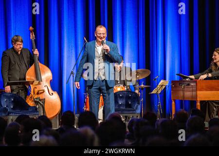 Volker Heißmann bei dem Gastspiel 'Bläid Night' - Die etwas andere Late-Night-Show mit Harald Schmidt und Volker Heißmann im Festsaal der Freiheitshal Foto Stock