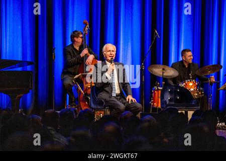 Harald Schmidt bei dem Gastspiel 'Bläid Night' - Die etwas andere Late-Night-Show mit Harald Schmidt und Volker Heißmann im Festsaal der Freiheitshall Foto Stock