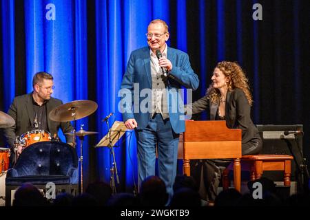 Volker Heißmann bei dem Gastspiel 'Bläid Night' - Die etwas andere Late-Night-Show mit Harald Schmidt und Volker Heißmann im Festsaal der Freiheitshal Foto Stock