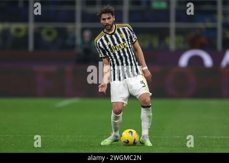 Milano, Italia. 4 febbraio 2024. Manuel Locatelli della Juventus durante la partita di serie A A a Giuseppe Meazza, Milano. Il credito per immagini dovrebbe essere: Jonathan Moscrop/Sportimage Credit: Sportimage Ltd/Alamy Live News Foto Stock