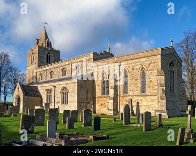 La Chiesa di Sant'Andrea Hambleton village, Rutland, England, Regno Unito Foto Stock