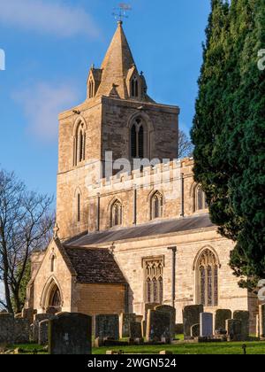 La Chiesa di Sant'Andrea Hambleton village, Rutland, England, Regno Unito Foto Stock