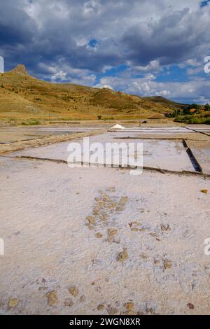 Salinas de Medinaceli, Medinaceli, Soria, comunità autonoma di Castilla y León, Spagna, Europa Foto Stock