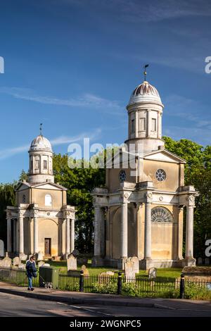 Regno Unito, Inghilterra, Essex, Mistley, Towers, resti di Robert Adam Church Foto Stock
