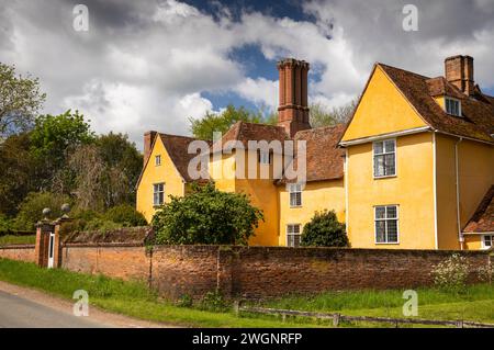 Regno Unito, Inghilterra, Suffolk, Thorington Street, Thorington Hall Foto Stock