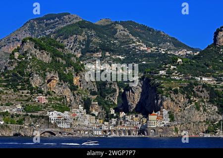 Vietri sul Mare, Campania, Italia, sulla Costiera Amalfitana, Campania, Italia, Italia. Foto Stock