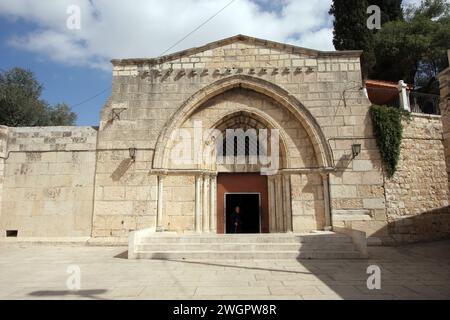 Chiesa del Sepolcro di Santa Maria, conosciuta come Tomba della Vergine Maria, sul Monte degli Ulivi, Gerusalemme, Israele Foto Stock