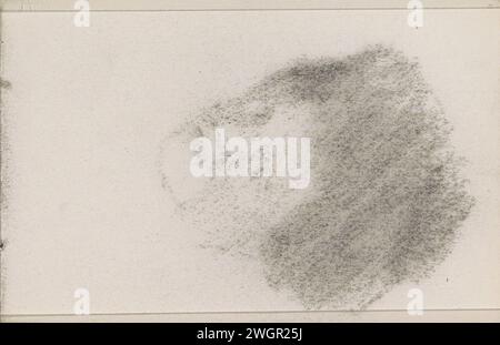 Abklatsch del gesso disegnato a pagina 21, 1887 - 1934 pagina 22 dal libro di schizzi XLIX con 32 pagine. Parigi (forse) carta Foto Stock