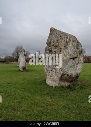 Avebury Stone Circle, Wiltshire, Inghilterra, Regno Unito. Foto Stock