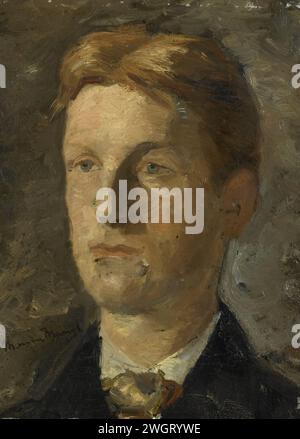 Adriaan Pit (1860-1944). Direttore del Museo olandese di storia e arte di Amsterdam, Marinus van der Maarel, 1880 - 1921 dipinto Ritratto di Adriaan Pit. Dal 1898 al 1918 direttore del Museo olandese di storia e Arte di Amsterdam. Busto, la testa leggermente usata a sinistra. Tela olandese. pannello. personale storico della vernice a olio (vernice). personale del museo Foto Stock