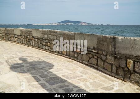 Europa, Francia, Sud della Francia, Mèze, Herault, Languedocroussillon, spiaggia sabbiosa, estate, foto estiva, Mèze, Étang de Thau Foto Stock