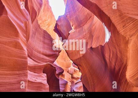 Antelope Canyon Sandstone Elegance - Lightplay nell'Arizona slot Canyon Foto Stock