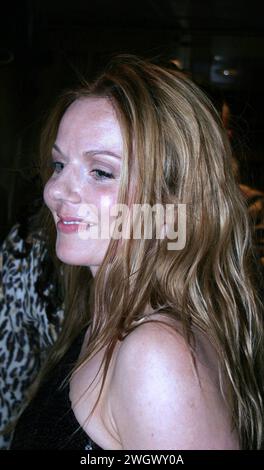 LONDRA - 3 MAGGIO 2007: La Spice girl Geri Halliwell e Mel B lasciano l'edera a Londra gente: Geri Halliwell Foto Stock