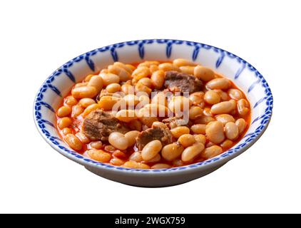 Cibi turchi; fagioli secchi, fagioli con carne macinata (kuru fasulye) Foto Stock