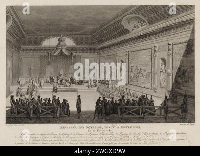 Assemblées des notabili 1787. Foto Stock