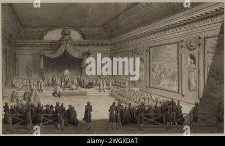 Assemblées des notabili 1787 ritagliata. Foto Stock