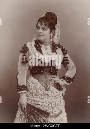 Atelier Nadar - Galli-Marié nella Carmen di Bizet. Foto Stock