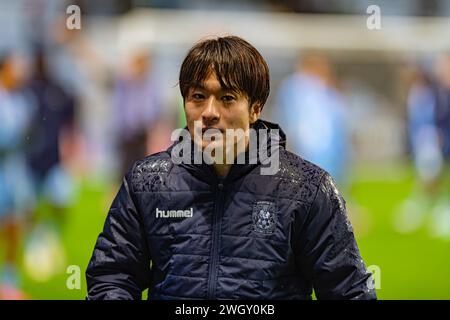 6 febbraio 2024; Coventry Building Society Arena, Coventry, Inghilterra; fa Cup Football, quarto round Replay, Coventry City contro Sheffield Wednesday; Tatsuhiro Sakamoto di Coventry Foto Stock