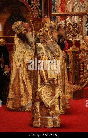 Au service des Tsars - George Becker - le couronnement de l'empereur Alexandre III et de l'impératrice Maria Ferodovna - 1888 - ЭРЖ-1637 - 008. Foto Stock