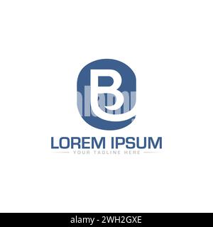 Logo BE Letter. Design del logo BE creativo e moderno. Illustrazione Vettoriale