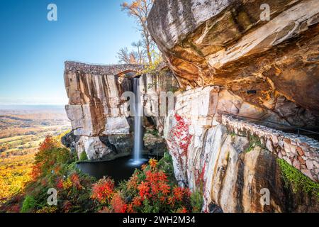 Lookout Mountain, Georgia, Stati Uniti d'America ad alta cade durante l'autunno. Foto Stock