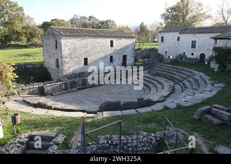 Altilia - Teatro al Parco Archeologico di Sepino Foto Stock
