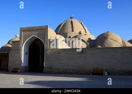 Il Toqi Zargaron Bazar a Bukhara, Uzbekistan Foto Stock