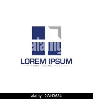 Design del logo BOX. Design esclusivo e professionale con logo Box. Illustrazione Vettoriale