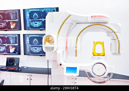 Tomografia dentale computerizzata in mostra Foto Stock