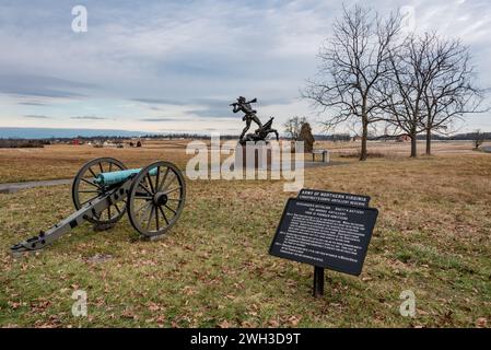 Monumento allo stato del Mississippi su Confederate Avenue, Gettysburg, Pennsylvania USA Foto Stock