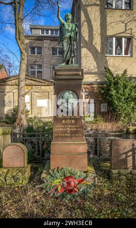 Christian Daniel Rauch, Grab, Dorotheenstädtischer Friedhof, Chausseestraße, Mitte, Berlin, Deutschland *** Christian Daniel Rauch, grave, Dorotheenstädtischer Friedhof, Chausseestraße, Mitte, Berlino, Germania Foto Stock