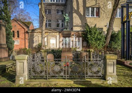 Christian Daniel Rauch, Grab, Dorotheenstädtischer Friedhof, Chausseestraße, Mitte, Berlin, Deutschland *** Christian Daniel Rauch, grave, Dorotheenstädtischer Friedhof, Chausseestraße, Mitte, Berlino, Germania Foto Stock