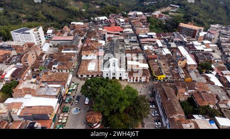 Cocorna, Antioquia - Colombia. 28 gennaio 2024. Comune a est del dipartimento, a una distanza di 73 chilometri dalla città di Medellin Foto Stock