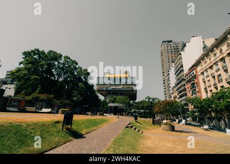 BUENOS AIRES, ARGENTINA - 4 FEBBRAIO 2024 Biblioteca Nacional Mariano Moreno, Biblioteca Nazionale. Foto di alta qualità Foto Stock